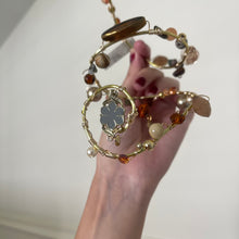 Load image into Gallery viewer, buttoned leaves (ARM &amp; THUMB Cuff)
