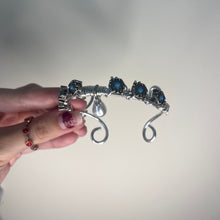 Load image into Gallery viewer, laced in crystal (BRACELET- CUFF)
