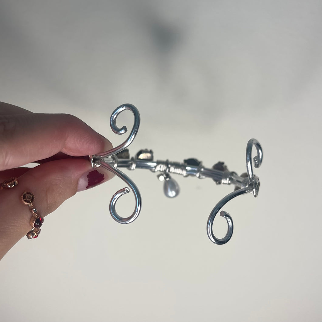 laced in crystal (BRACELET- CUFF)